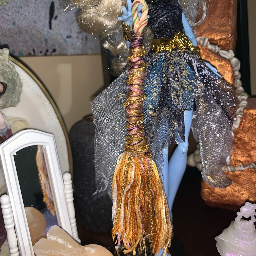 SOLD - crafted broom